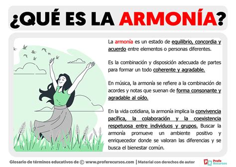 armonioso significado.